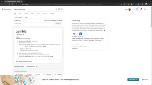 Nieuwe advertentie van Microsoft voor de Bing Wallpaper app op Edge