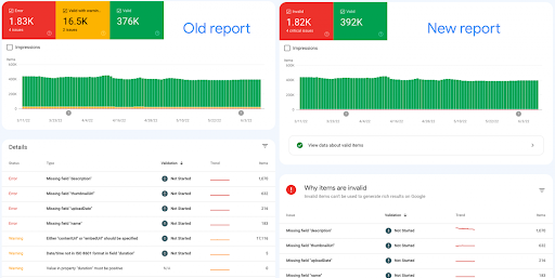 Google Search Console update